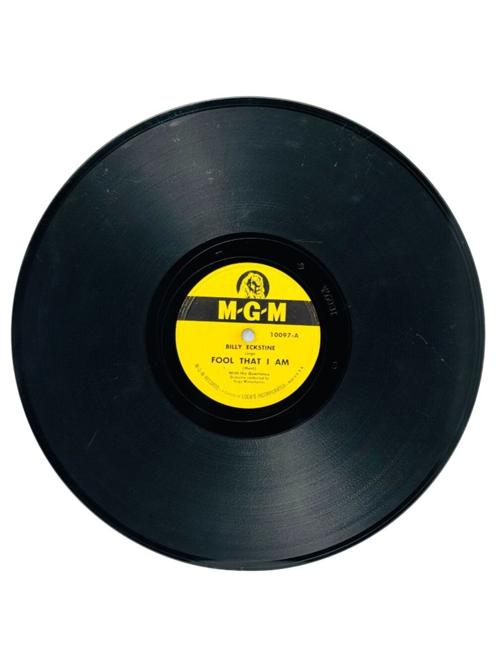 Billy Eckstine Fool That I Am 10in Shellac 78 RPM MGM Records 10097
